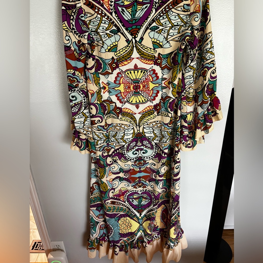 Zara Ruffle Kaftan Style Maxi - Picture 10 of 10
